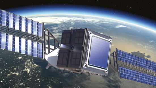 Computer rendering of SPIDER telescope