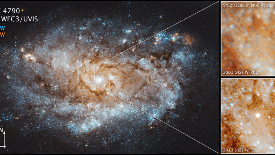 Supernova SN 2012au image generated by NASA, ESA and J. DePasquale