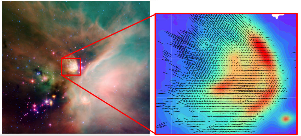 Rho Oph dark cloud observed with HAWC+