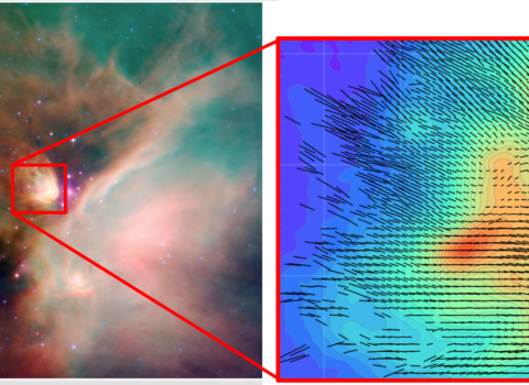 Rho Oph dark cloud observed with HAWC+
